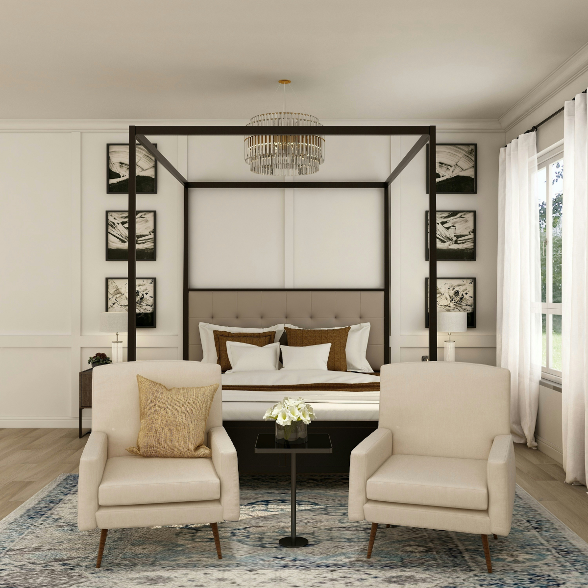Transitional interior style